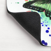 Tapis De Souris Suivez votre floc Mousepad de peinture de papillon (Coin)