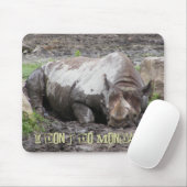 Tapis De Souris Sulking Rhino Mousepad (Avec souris)