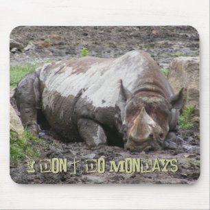 Tapis De Souris Sulking Rhino Mousepad