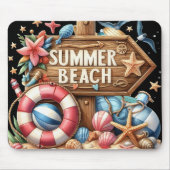 Tapis De Souris Summer Beach (Devant)