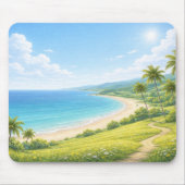 Tapis De Souris Summer Tropical Coast Mouse Pad (Devant)