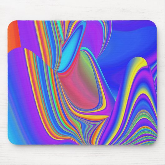 Tapis De Souris Summerfeel, Rainbowart 3D Abstrait (Devant)