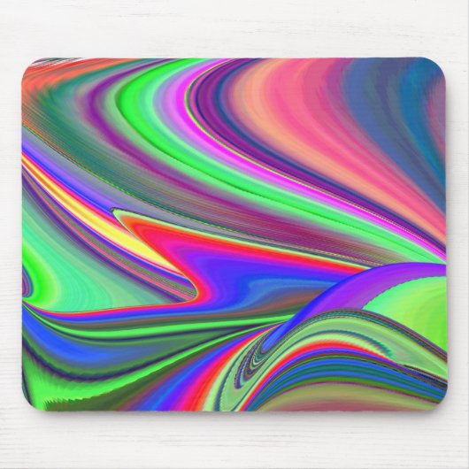 Tapis De Souris Summerfeel, Rainbowart 3D Abstrait (Devant)