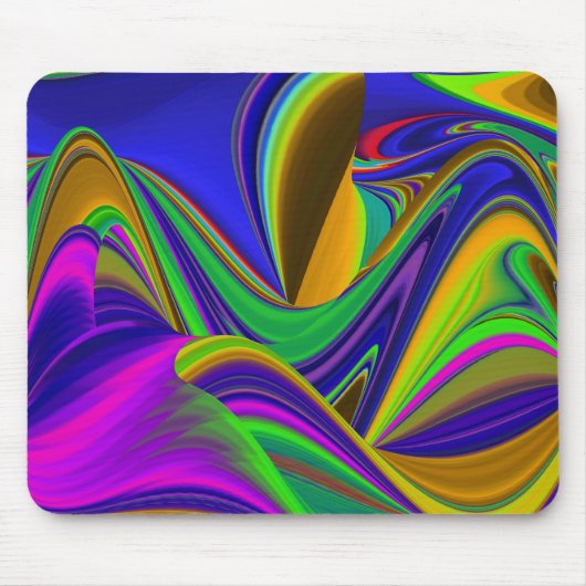 Tapis De Souris Summerrainbow, Rainbowart 3D Abstrait (Devant)