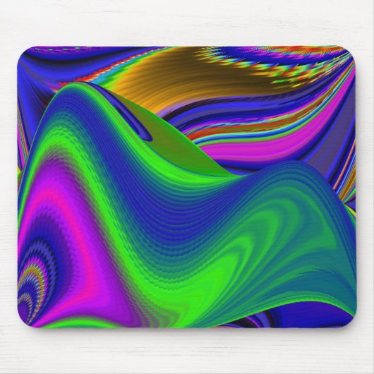 Tapis De Souris Summerrainbow, Rainbowart 3D Abstrait (Devant)