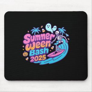 Tapis De Souris Summerween Sh 2025 Skeleton Beach Party Halloween