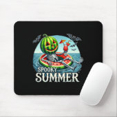 Tapis De Souris Summerween Vibes Funny Skeleton Plage d'Halloween  (Avec souris)