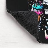 Tapis De Souris Summerween Vibes Skeleton Crème glacée été Hallowe (Coin)