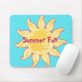 Tapis De Souris Sun Mousepad amusant (Avec souris)