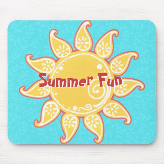 Tapis De Souris Sun Mousepad amusant (Devant)