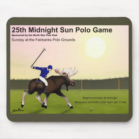 Tapis De Souris Sun Polo de minuit (Devant)