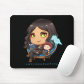 Tapis De Souris Sunaya Chibi de lecture Mousepad (Avec souris)