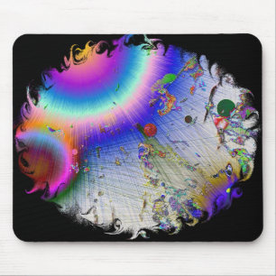 Tapis De Souris Sunburst avec cadre ovale