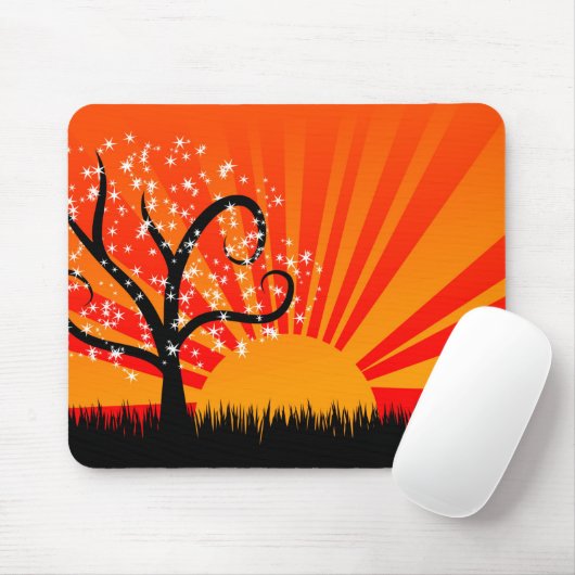 Tapis De Souris Sunburst Whimsical (Avec souris)