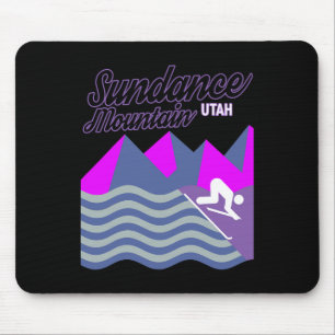 Tapis De Souris Sundance Mountain Utah Usa Station de ski Snowboar