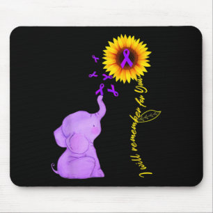 Tapis De Souris Sunflower Alzheimer Awareness Je Me Souviendrai De