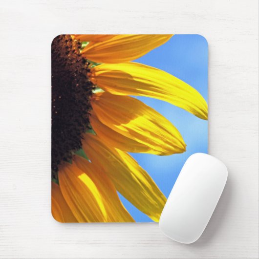 Tapis De Souris Sunflower Blue Sky Mousepad (Avec souris)