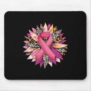 Tapis De Souris Sunflower Cancer du sein Sensibilisation Leopard S