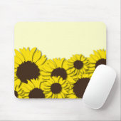 Tapis De Souris Sunflower Field Mousepad (Avec souris)