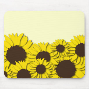 Tapis De Souris Sunflower Field Mousepad