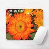 Tapis De Souris Sunflower Love_ Mousepad (Avec souris)