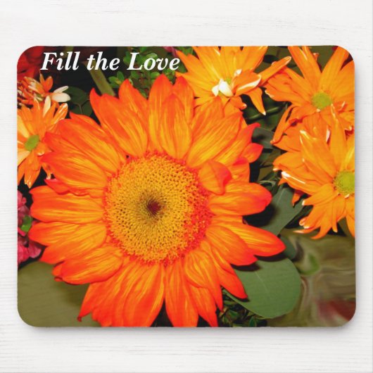 Tapis De Souris Sunflower Love_ Mousepad (Devant)