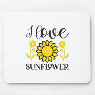Tapis De Souris Sunflower Lover I Love Sunflower
