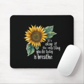 Tapis De Souris Sunflower Suicide Awareness  (Avec souris)