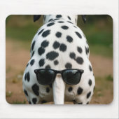 Tapis De Souris Sunglasses On a Dalmatian Dog Tail (Devant)