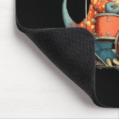 Tapis De Souris Sungles Rockstar Dinosaur With Cool Drums Costume (Coin)