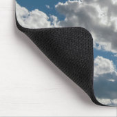 Tapis De Souris Sunlit Clouds Under Open Sky (Coin)