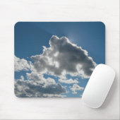 Tapis De Souris Sunlit Clouds Under Open Sky (Avec souris)