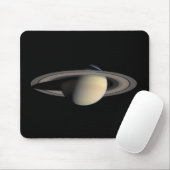 Tapis De Souris Sunlit Saturn Gas géant Planet par Cassini (Avec souris)