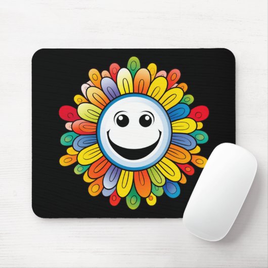Tapis De Souris Sunny Ray Flower (Avec souris)