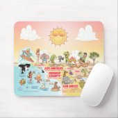 Tapis De Souris Sunny SoCal (Avec souris)