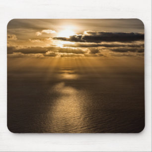 Tapis De Souris Sunrise above the Atlantic ocean
