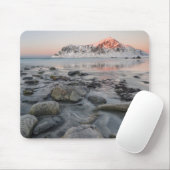 Tapis De Souris Sunrise Flakstad et Skagsanden Beach (Avec souris)