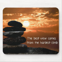 Sunset Cairn avec citation