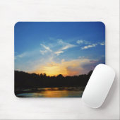Tapis De Souris Sunset Mountain Lake (Avec souris)