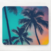 Tapis De Souris Sunset Palms Art (Devant)