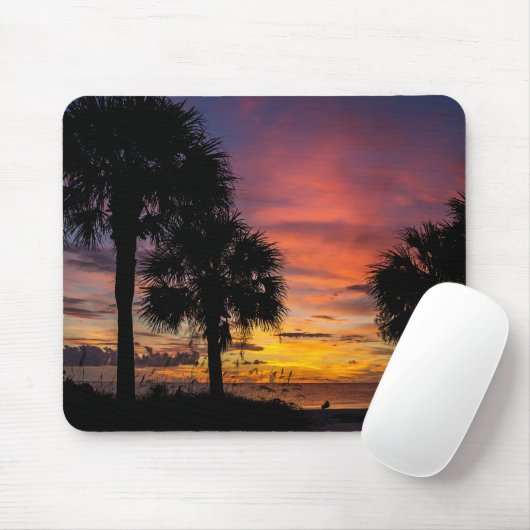 Tapis De Souris Sunset Solitude Mousepad (Avec souris)