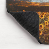 Tapis De Souris Sunset SunflowersField (Coin)