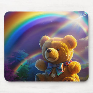 Tapis De Souris Sunshine Rainbow Teddy Bear Wonderland