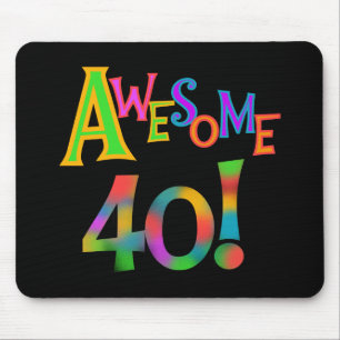 Tapis De Souris Super 40 T-shirts et cadeaux d'anniversaire