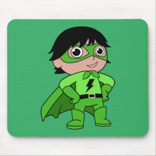 Tapis De Souris Super Boy Action Héros
