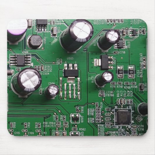 Tapis De Souris Super Cool "I'm Board" PCB Mouse Mat (Devant)