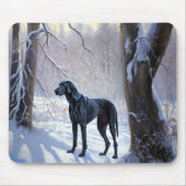 Tapis De Souris Super Danse Laisser Neige Noël (Devant)