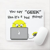 Tapis De Souris Super Geek Tech Computer Mousepad (Avec souris)