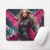 Tapis De Souris Super-héroïne (Avec souris)