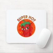 Tapis De Souris Super Hot Pepper Diva (Avec souris)